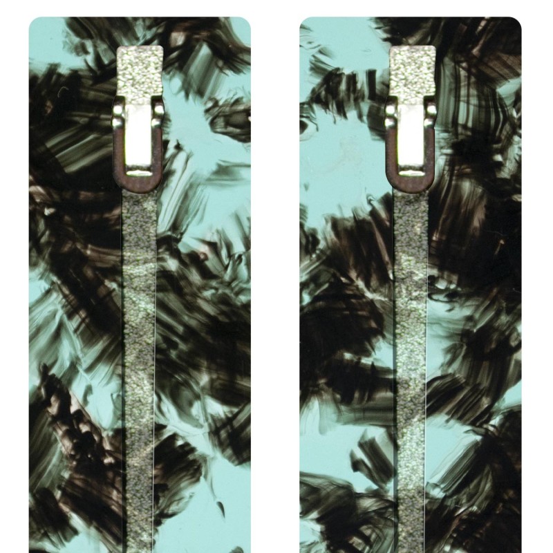 Fantaisie Turquoise - 0195FA - Acétate branches