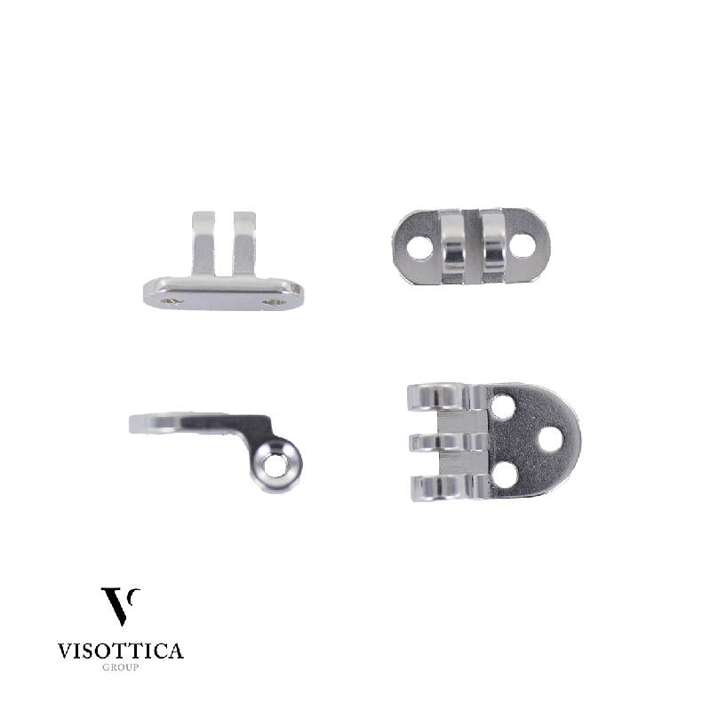 Kit charnières RD 8 + vis + rivets - 50 paires