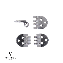 Hinges RT 1 + screws + rivets kit - 10 pairs