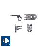 Kit charnières RD 1 + vis + rivets - 10 paires