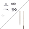 Kit armatures plates AR35  + RD 8 - 200 paires