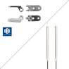 Kit armatures plates AR35  + RS 2 - 100 paires