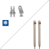 Kit armatures 3 charnons matricées + 3CH 5 - 100 paires