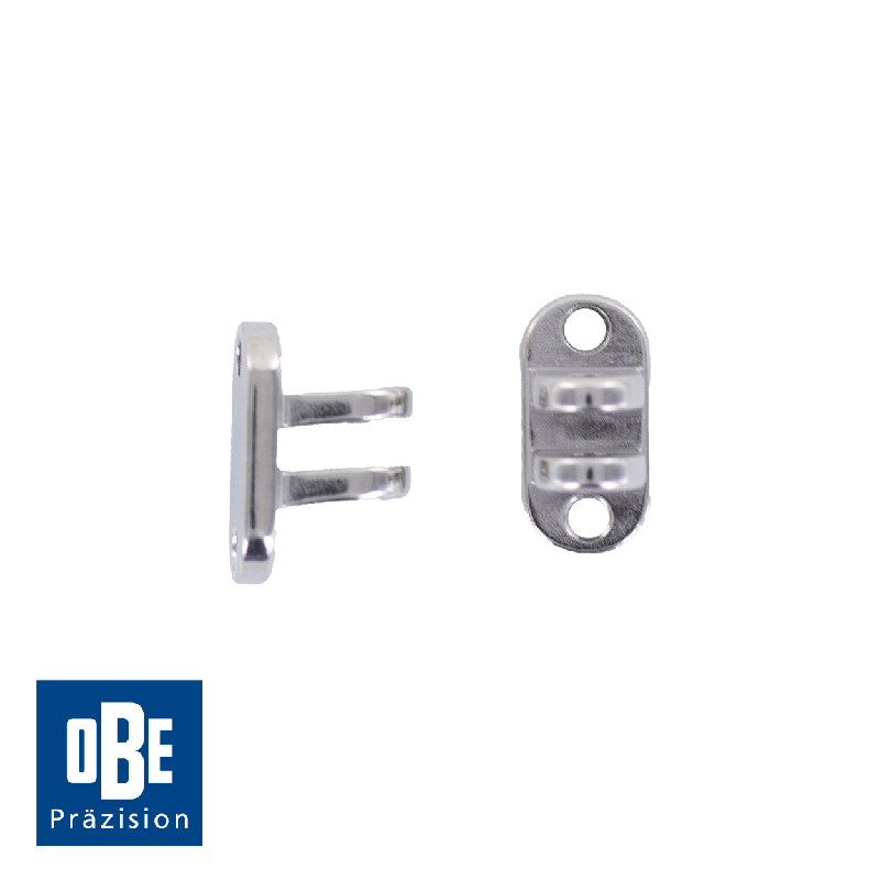 Charnières à riveter mâle 5,00mm OBE - 100 paires (RD 4/6)