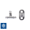 Charnières à riveter mâle 4,00mm OBE - 10 paires (VISO 5 / RS 3)