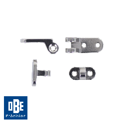 Kit charnières RS 4 + vis + rivets - 10 paires