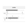 Kit armatures 3 charnons matricées + 3CH 3 - 10 paires