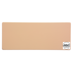 Solid Beige - 0024UN - Acetate strip 4mm