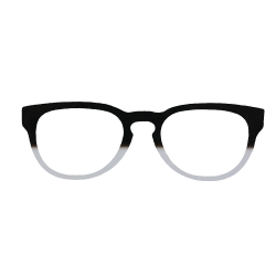 Black Gradient - 0052TR - Acetate strip 6mm