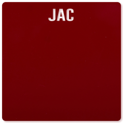 Solid Red - 0053UN - Acetate strip 6mm