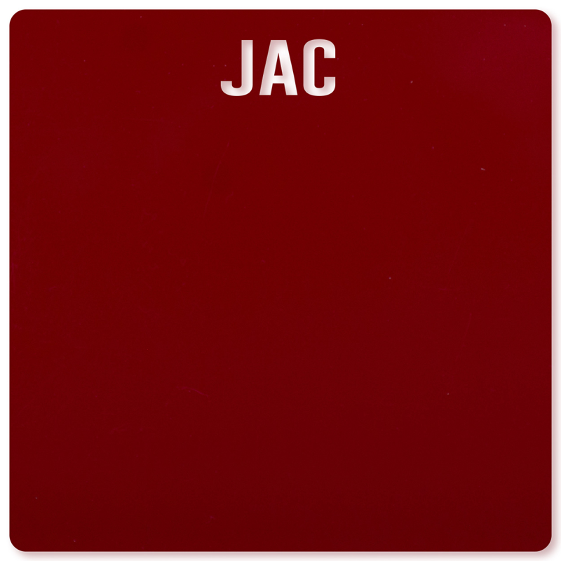 Solid Red - 0053UN - Acetate strip 6mm