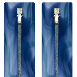 Blue Jasped - 0103TR - Acetate temples