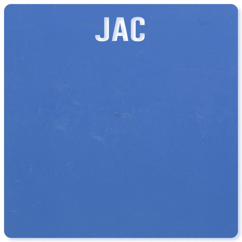 Acetate - Blue solid - labo 6mm