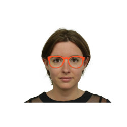 Acétate - Orange uni - bande 4mm