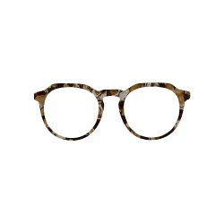 Fantaisie Marron - 0110FA - Acétate labo 4mm