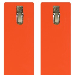 Acétate - Orange uni - branches