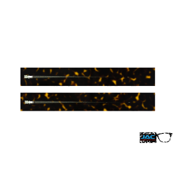 Brown Scale - 0155EC - Acetate temples