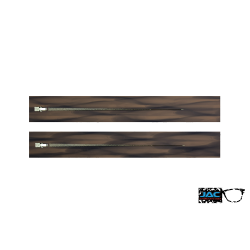 Brown Jasped - 0005JA - Acetate temples