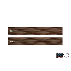Brown Jasped - 0008JA - Acetate temples