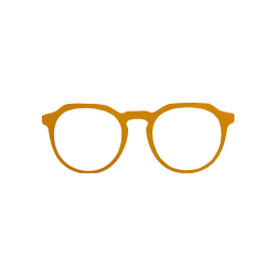 Solid Orange - 0116TR - Acetate temples