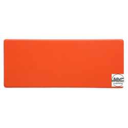 Acétate - Orange uni - labo 4mm