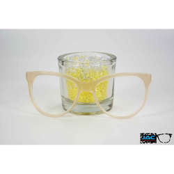 Solid Beige - 0033OP - Acetate temples