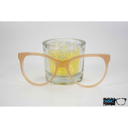 Solid Beige - 0034OP - Acetate temples