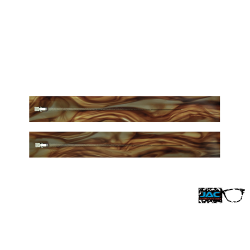 Brown Jasped - 0068JA - Acetate temples