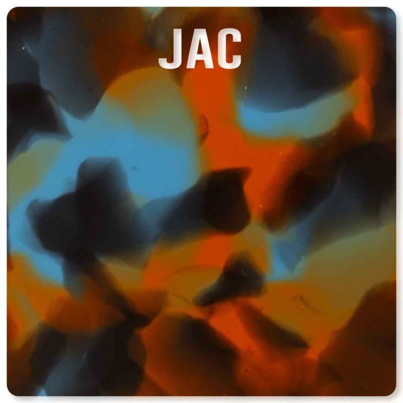 Blue & Orange Fantasy - 0204FA - Acetate strip 4mm