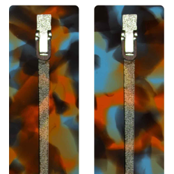 Blue & Orange Fantasy - 0204FA - Acetate temples