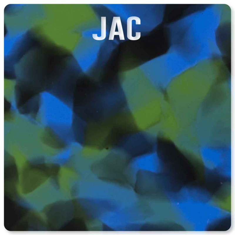 Blue & Green Fantasy - 0207FA - Acetate slab 6mm