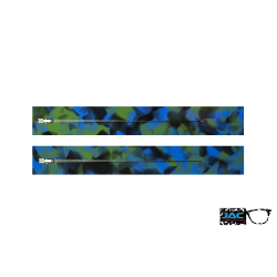 Blue & Green Fantasy - 0207FA - Acetate temples