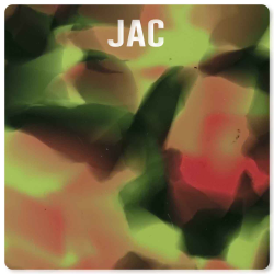 Orange & Green Fantasy - 0208FA- Acetate slab 4mm