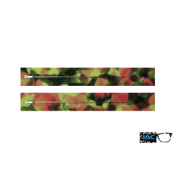 Orange & Green Fantasy - 0208FA - Acetate temples