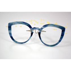 Blue Jasped - 0103TR - Acetate strip 6mm