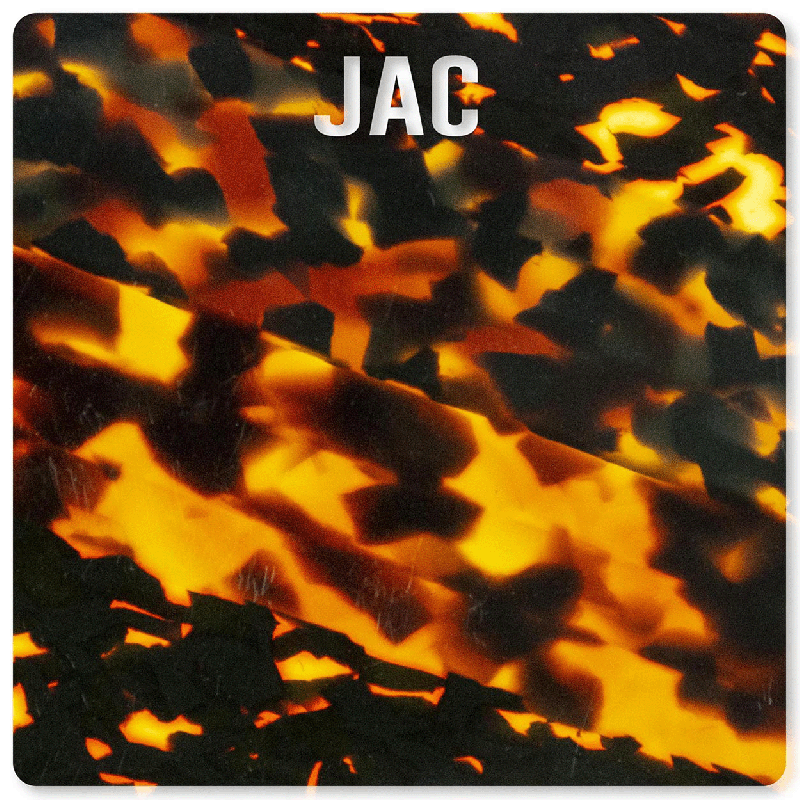 Fantaisie Orange - 0081FA - Acétate labo 6mm