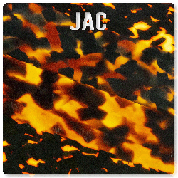 Fantaisie Orange - 0081FA - Acétate bande 6mm