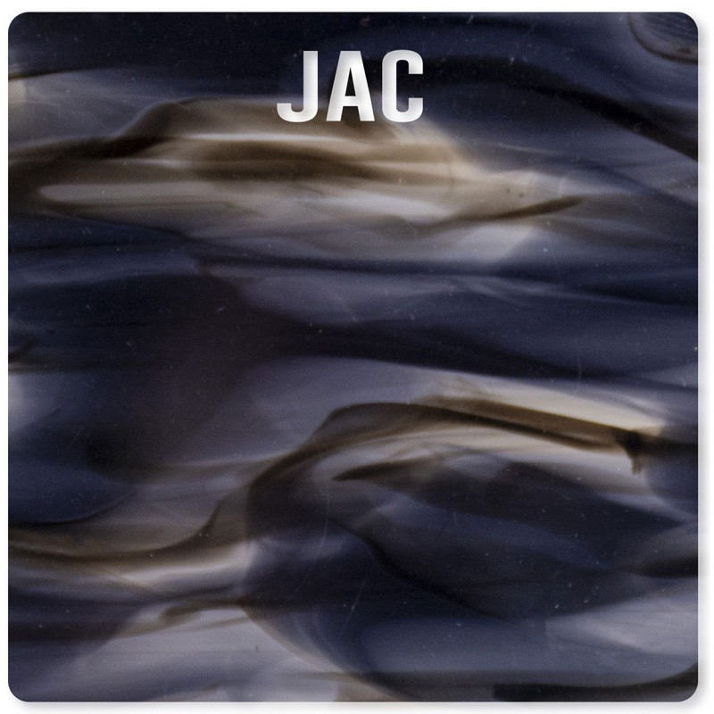 Black Jasped - 0101TR - Acetate strip 6mm