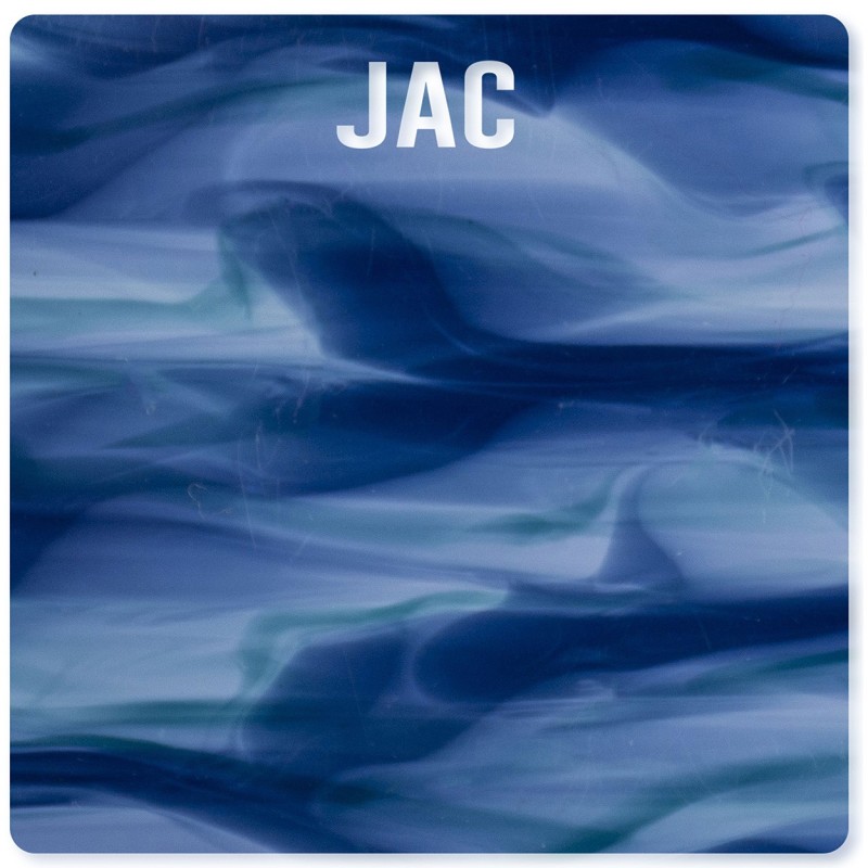 Jaspé Bleu - 0103TR - Acétate labo 4mm