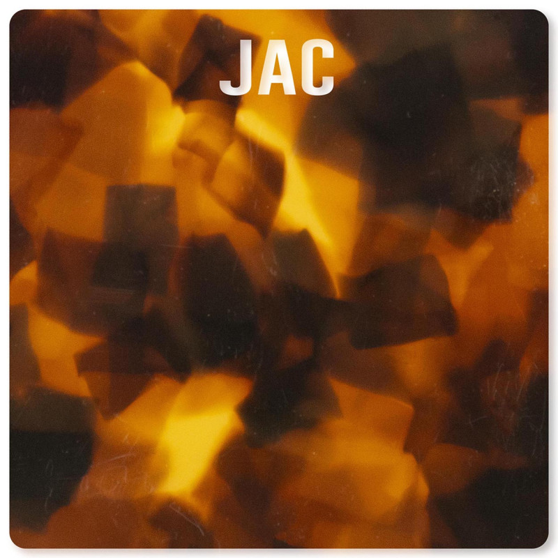 Acétate - Ecaille Orange - labo 4mm