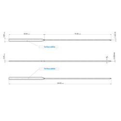 Armatures plate 3,5mm - 10 paires