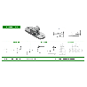 Riveting hinges Female 5,0mm OBE - 10 pairs (RD 6-7)