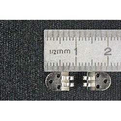 Charnière à riveter mâle - 10 paires (RD 9)