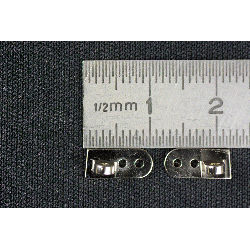 Charnière à riveter mâle - 100 paires