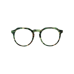 Effet Géométrique Vert - 0037EG - Acétate bande 4mm