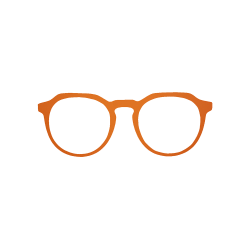 Solid Orange - 0075UN - Acetate strip 6mm