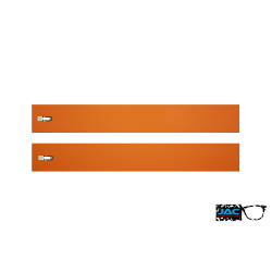 Solid Orange - 0075UN - Acetate temples