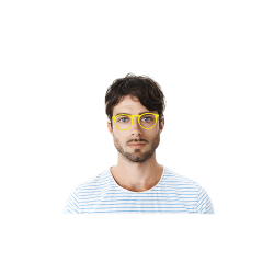 Solid Yellow - 0076UN - Acetate labo 6mm