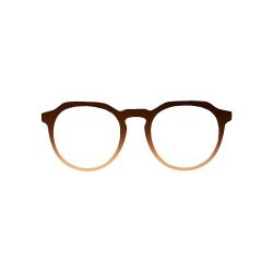 Orange Gradient - 0093DE - Acetate strip 6mm