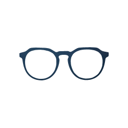 Solid Blue - 0128TR - Acetate temples